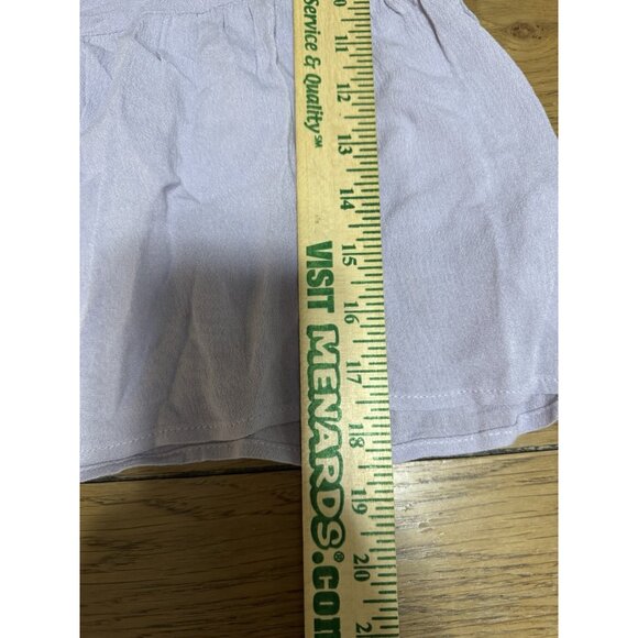 Anthropologie Sadie & Sage Women Crop Top Flutter Sleeve Size Small Rayon Boho - Picture 4 of 8